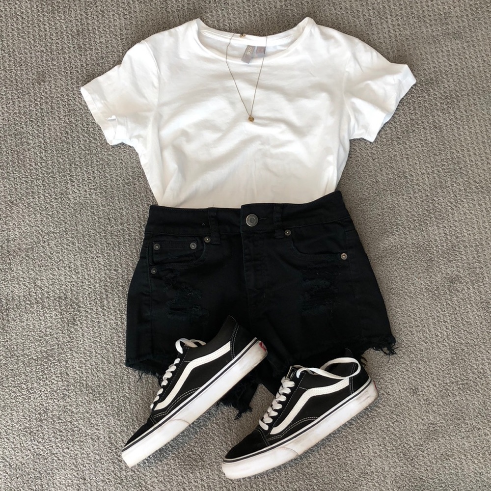 American Eagle High-Rise Festival Jean Shorts
